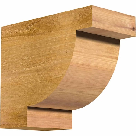 Ekena Millwork Alpine Rough Sawn Rafter Tail, Western Red Cedar, 6"W x 10"H x 12"L RFT06X10X12ALP00RWR